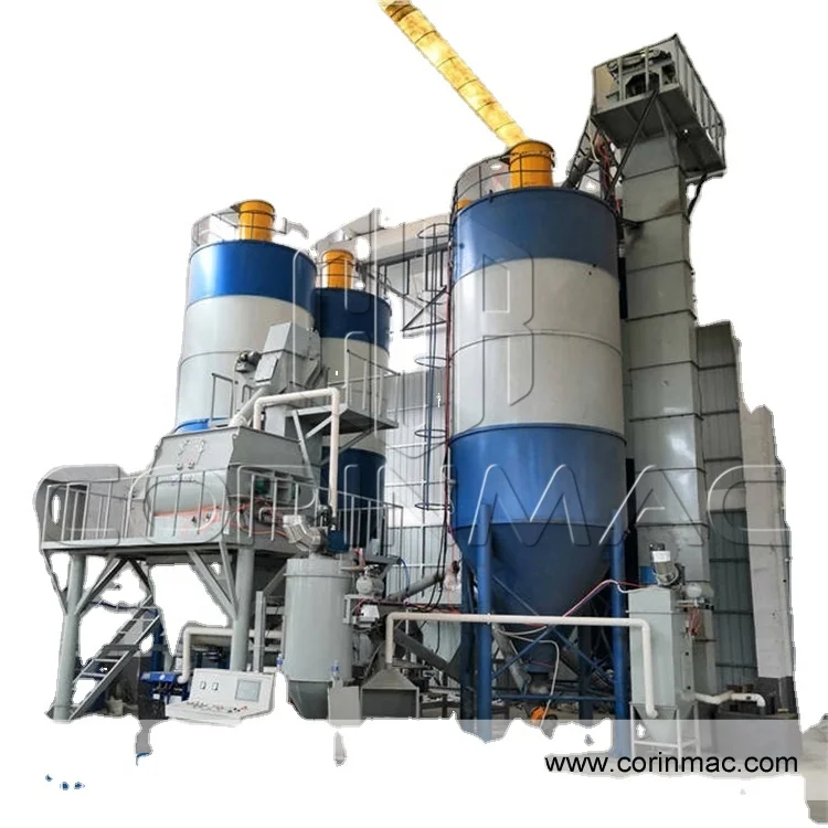 New construction product rubber tile adhesive production line,outdoor tile mortar mixer equipment