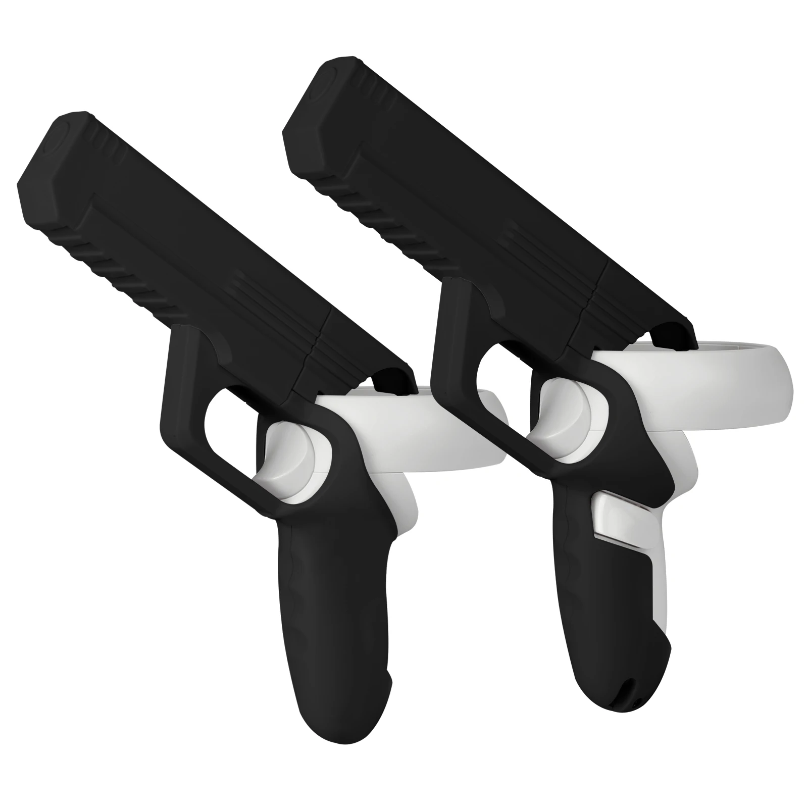 
NEW VR Game Gun for Oculus Quest 2 Controllers Pistol Case, Enhanced FPS Gaming Experience- Compatible with Pistol Whip VR Game 