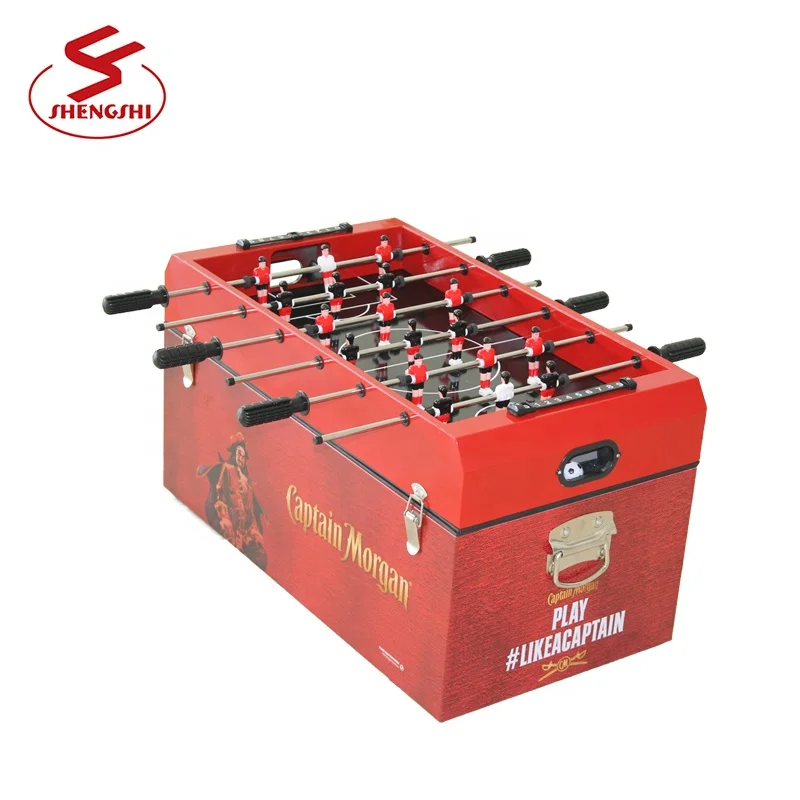 Mini Soccer Game Table Cooler Box
