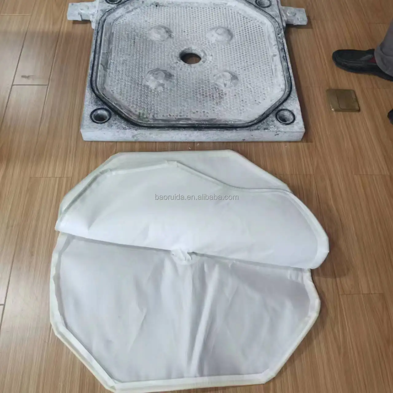 industrial Embedded Plate Frame Polyester monofilament Filter Cloth For Industrial Dust Removal