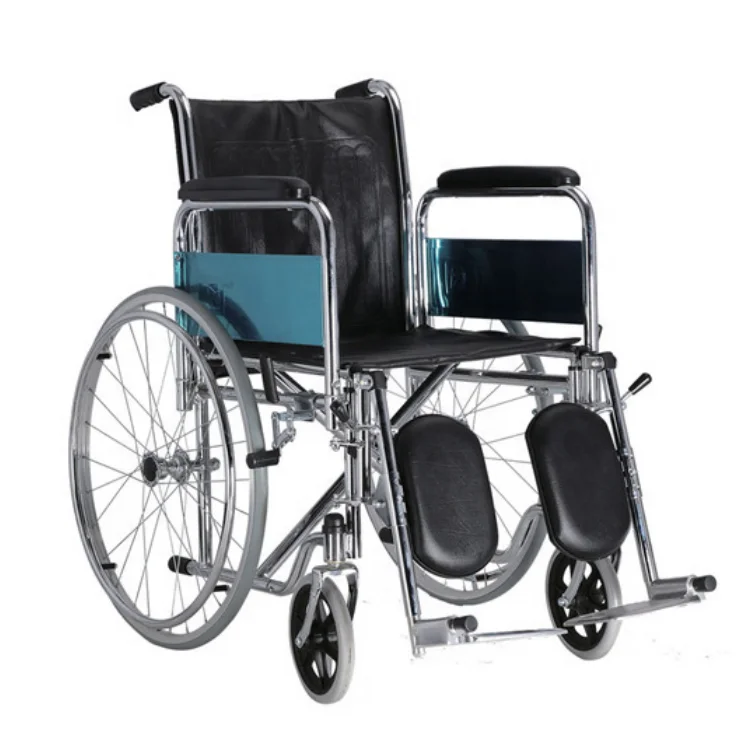 Cheap comfortable folding economic manual wheelchair