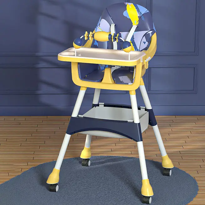 Hot selling high chair baby feeding baby feeding chair 3 in 1 children high chair