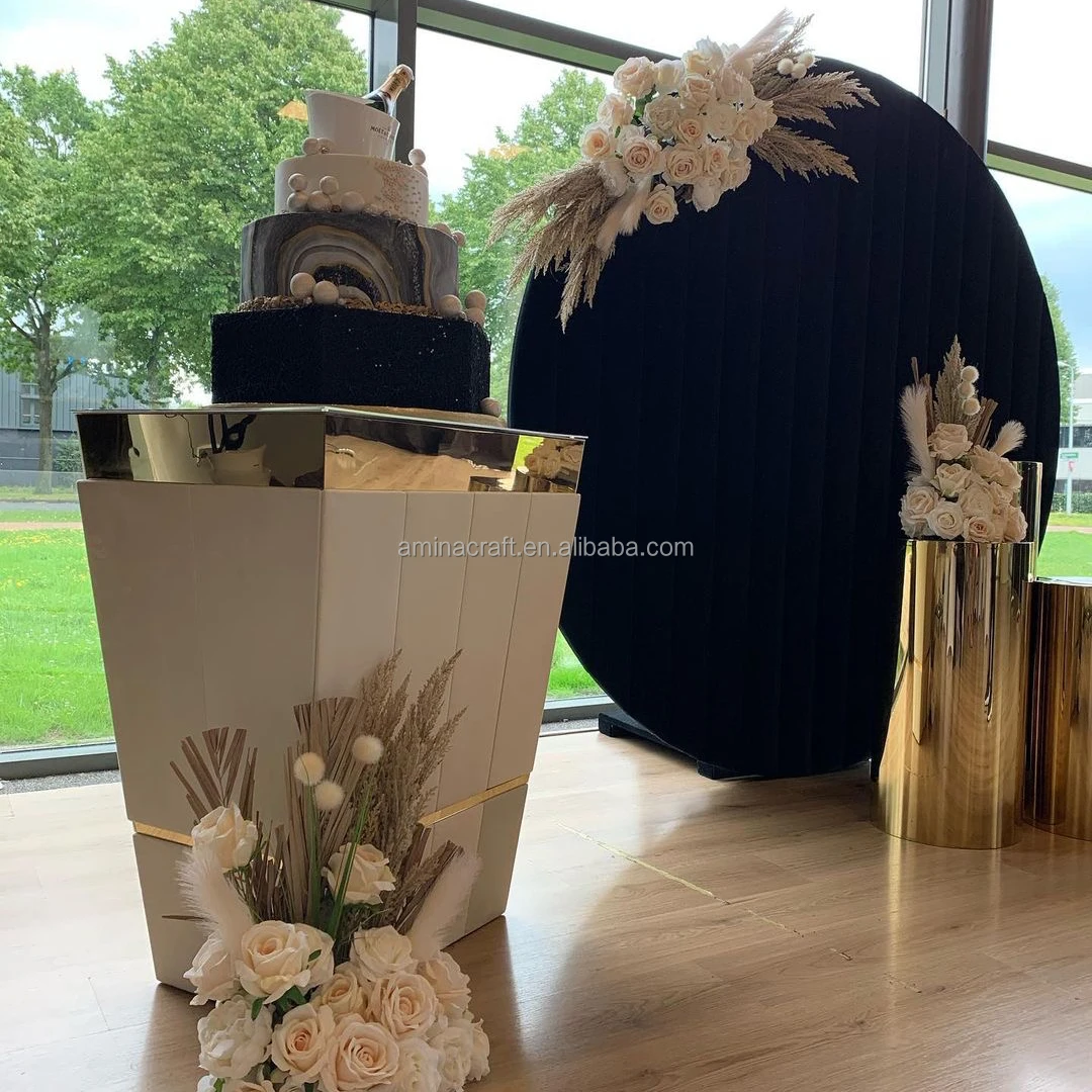 wedding supplies acrylic backdrop white pipe and drape backdrops for wedding and events for wedding decoration