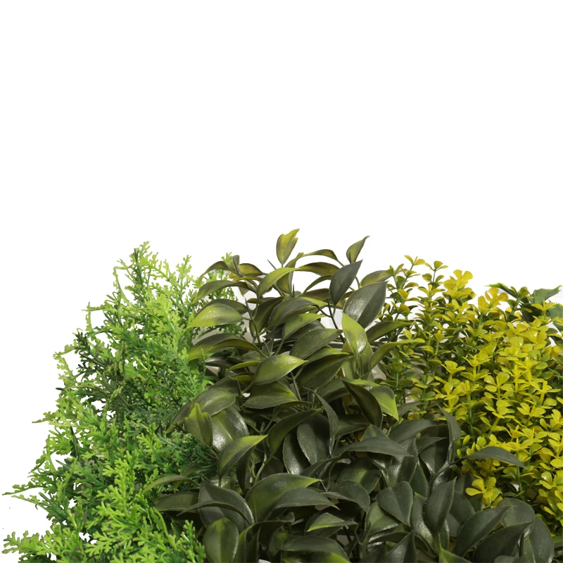 Garden Ornaments Decor Anti--uv Foliage Artificial Boxwood Grass Fence Mat Panels artificial Hedge Green Wall