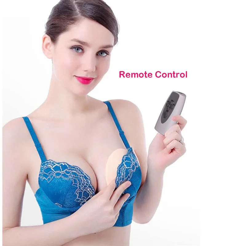 Dropshipping Breast Enlargement Lifting Anti Sagging Hot Compress USB Rechargeable Wireless Electric Breast Massager