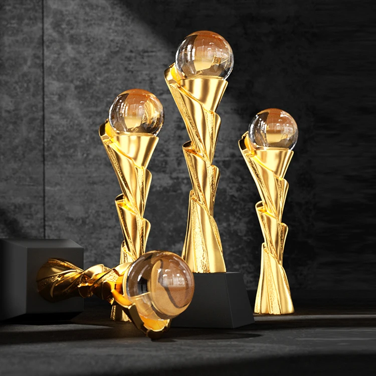 First Place custom resin trophies and awards hot selling crystal plastic trophy cup award trofeos design logo for your business
