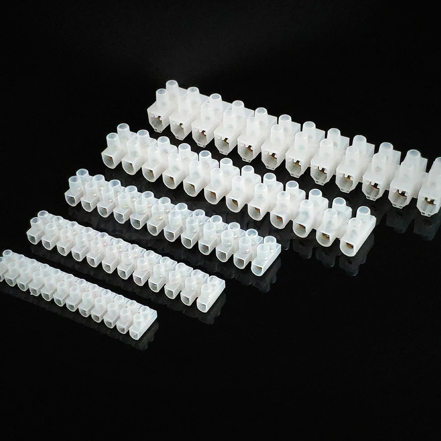 Cable Wire Connector 2/3 Positions Barrier Strip Block Terminal Plastic Electrical Connector Terminal Screw Terminal Block