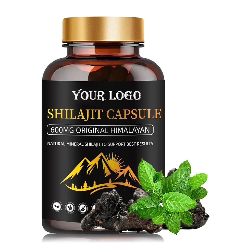 Himalayan Shilajit Pills Humic Acid And 85 Minerals Enhance Male Strength Pure Natural Himalayan Shilajit Resin for Men Women