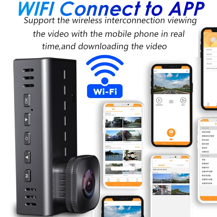 CENZIMO 3 16 дюймовый IPS полноэкранный видеорегистратор Full HD 1080P WIFI + APP рекордер Автомобильный Камера с
