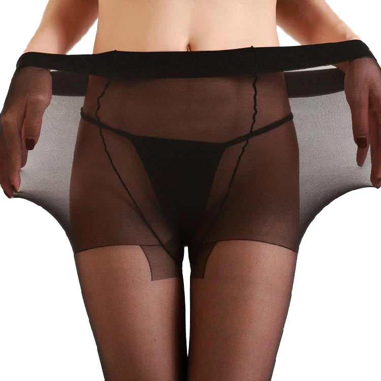 
Wholesale Office Lady Tights Anti Hook Transparent Thin Plus Size Silk Stockings Women Pantyhose 