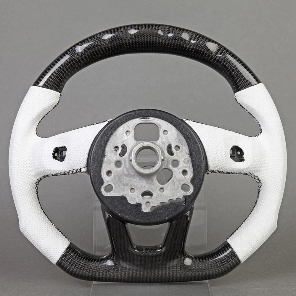 LED Steering Wheel Fit For Audi RS 2016-2020 Carbon Fiber Wheel