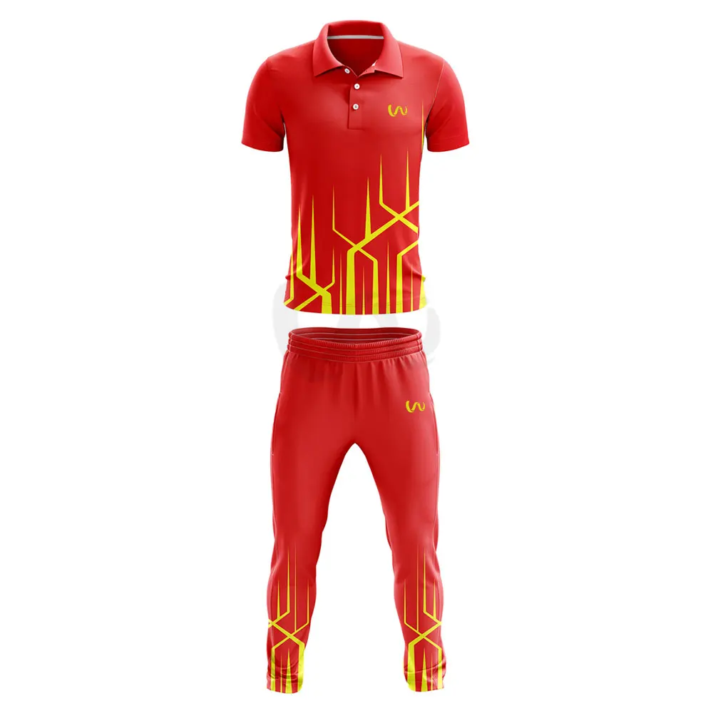 Design Your Own Cricket Uniform For Training / OEM Service Custom Pattern Cricket Uniform