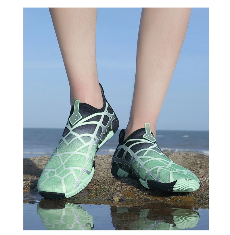 Factory Direct Wholesale Quick-Drying Upstream Shoes Non-Slip Barefoot Swimming Beach Water Sports Creek Wading Shoes