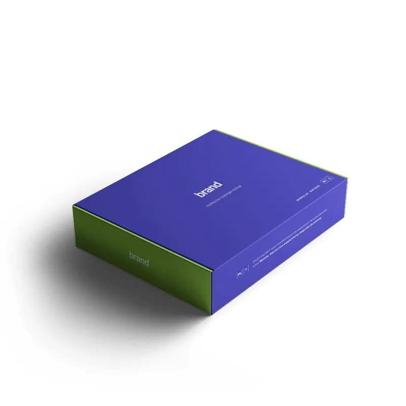 Custom Printed Color Clothes Corrugated Paper Mailer Boxes Cardboard Carton Baby Blue Corrugated Boxes Clothing Packaging Box