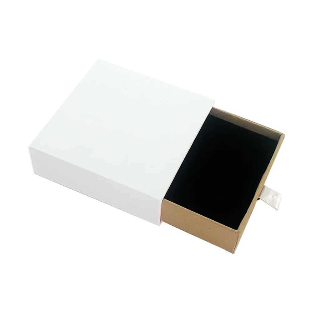 Бумажная Подарочная Роскошная бархатная упаковочная коробка для ювелирных изделий с логотипом на