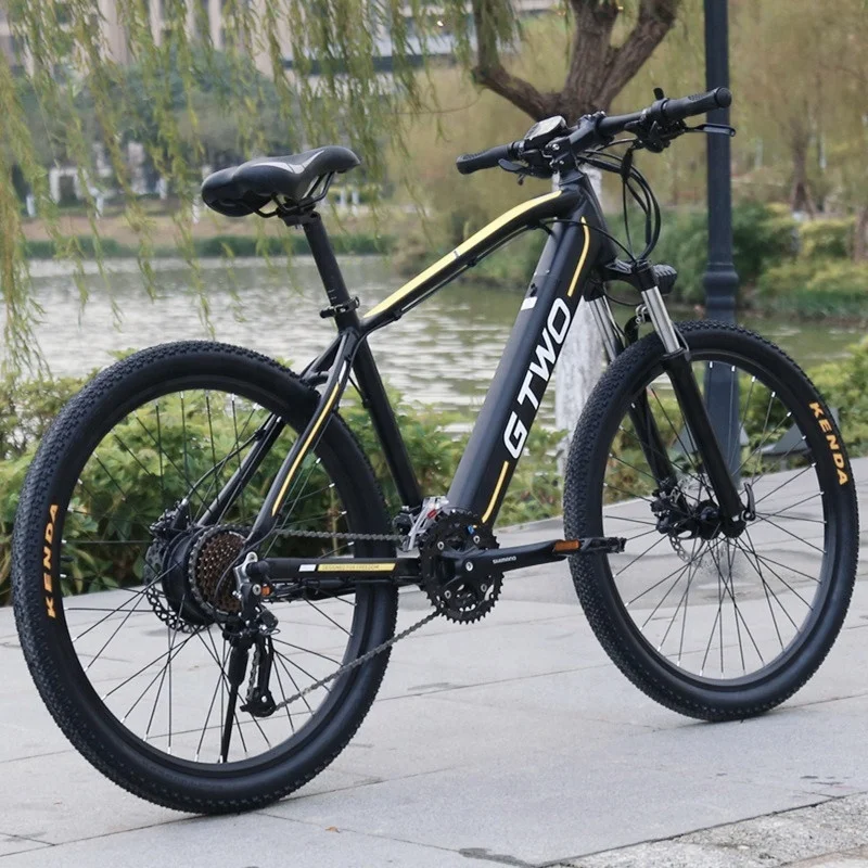 Super Light Stylish 48V 350W Electric Mountainbike Chopper Bike Electric Sports Bike With Removable 48V LG Battery 26 27.5 inch
