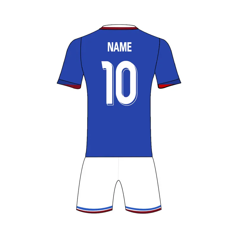 Hot Selling Quick Dry Unisex Football Jersey Player Version Soccer Wear with Club Team Name for Adult