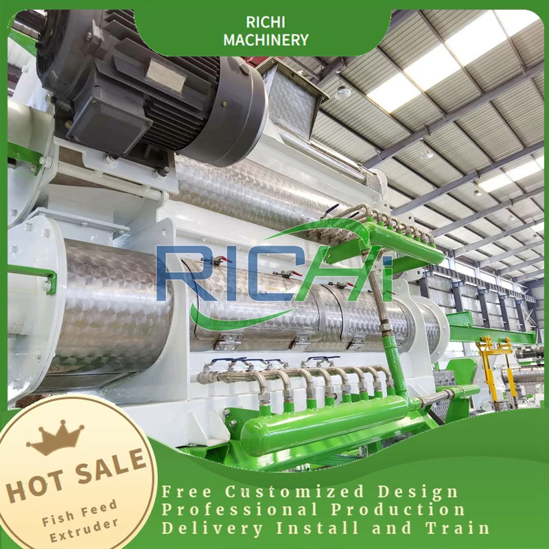 Factory direct sale floating fish feed pellet machine / floating fish feed extruder machine