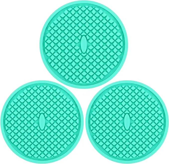 Silicone Coasters Thickened Drink Coasters Prevent Furniture and Tabletop Damage