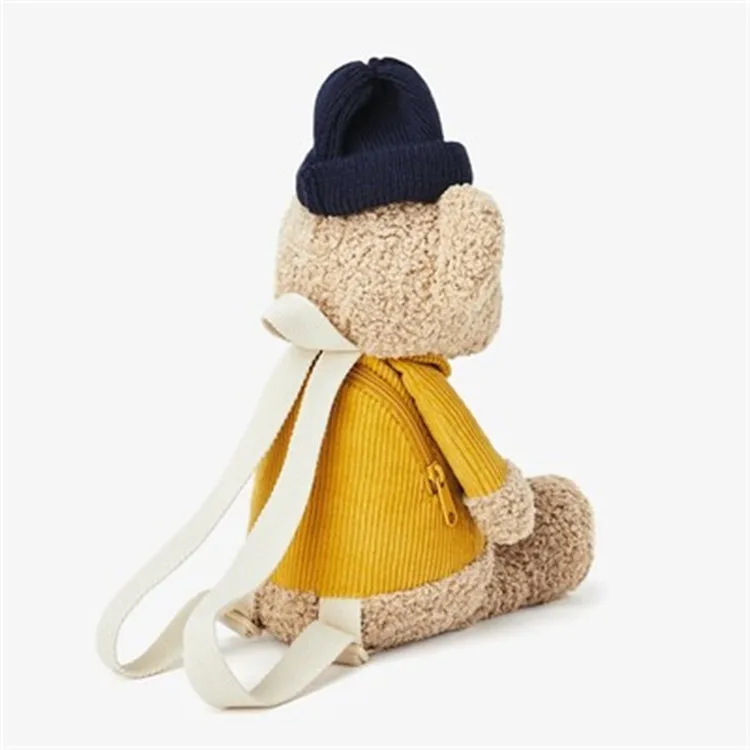 Factory Sale New Products Cute Plush 100%pp Cotton Backpacks Bag School Bags Kids Backpack