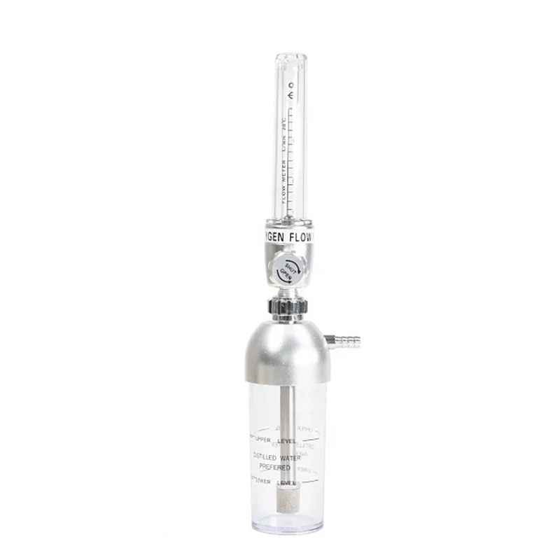 AmcareMed Hospital Flowmeter Oxygen Medical with Humidifier Oxygen Flow Meters