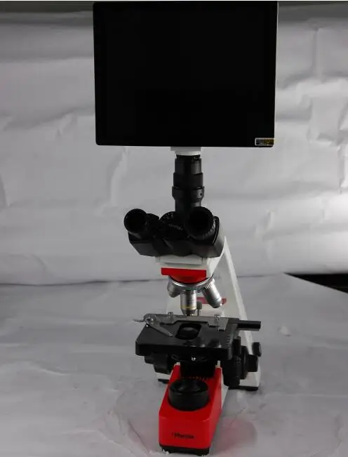 Phenix H236-A 1600x LED 1W Illumination Veterinary Medical Trinocular Biological Microscope for Live Blood Analysis