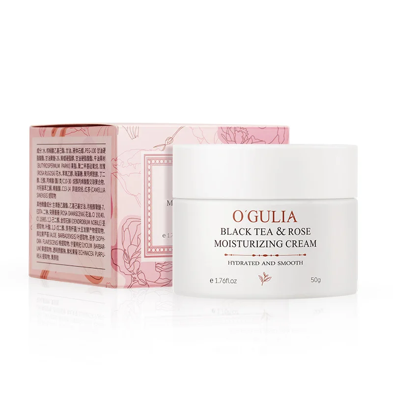Wholesale Black Tea Rose Cream Moisturizing Brightening Anti Antiaging Organic Sink Care Best Face Cream Lotion For Fair Skin