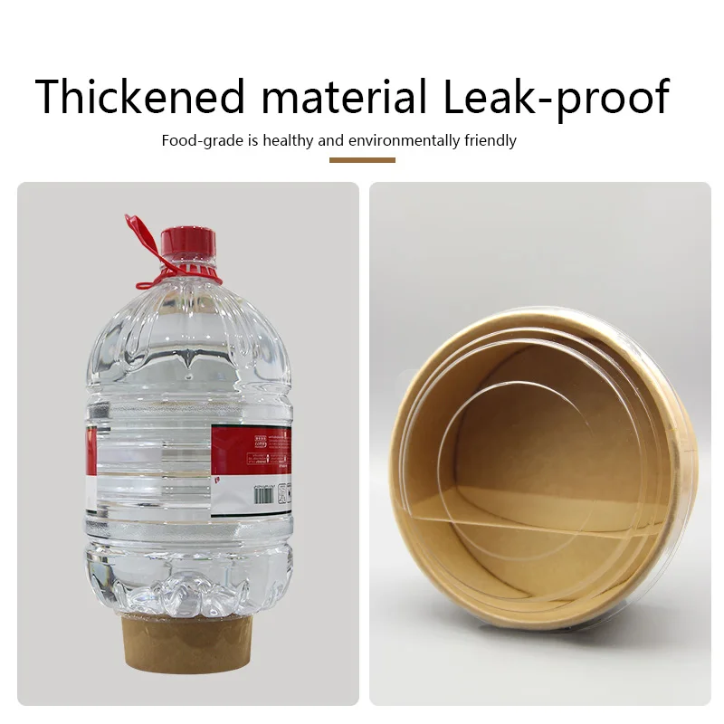 zhejiang paper papier  eco packaging 1100ml kraft paper containers 32oz bowl paper food cups vasos de papel para cafe