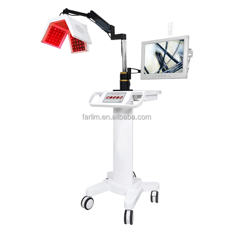 Hotsale 650nm Hair Analyzer Hair Follicles Scalp Scanner High Frequency Electrotherapy Scalp Care Anti Hair Loss Comb