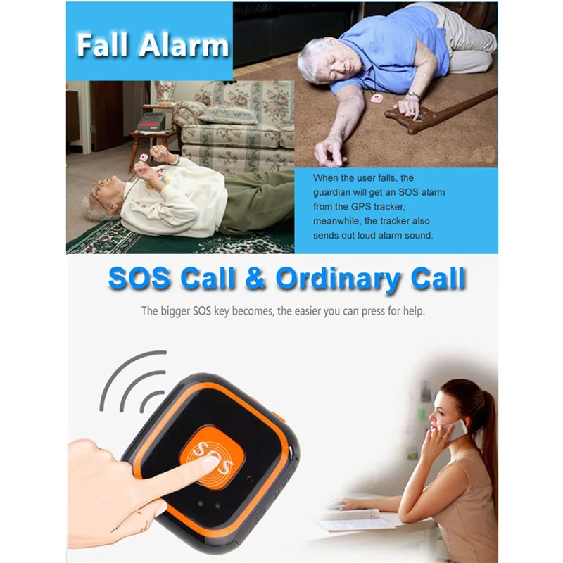 Mini children gps tracker necklace gps VJOY V28 2G GSM WiFi Locator for Elder with Falling Alarm personal gps tracker mini