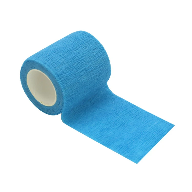 Factory Wholesale Cohesive Bandage for Outdoor Sports Elastic Self-adhesive Bandages Fixing Wrist Elbow Knee Ankle Bandage