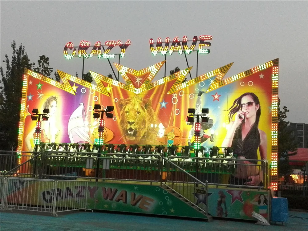 Fairground Fun Park Miami Amusement Ride Funfair Attraction Park Popular Miami Equipment For Sale