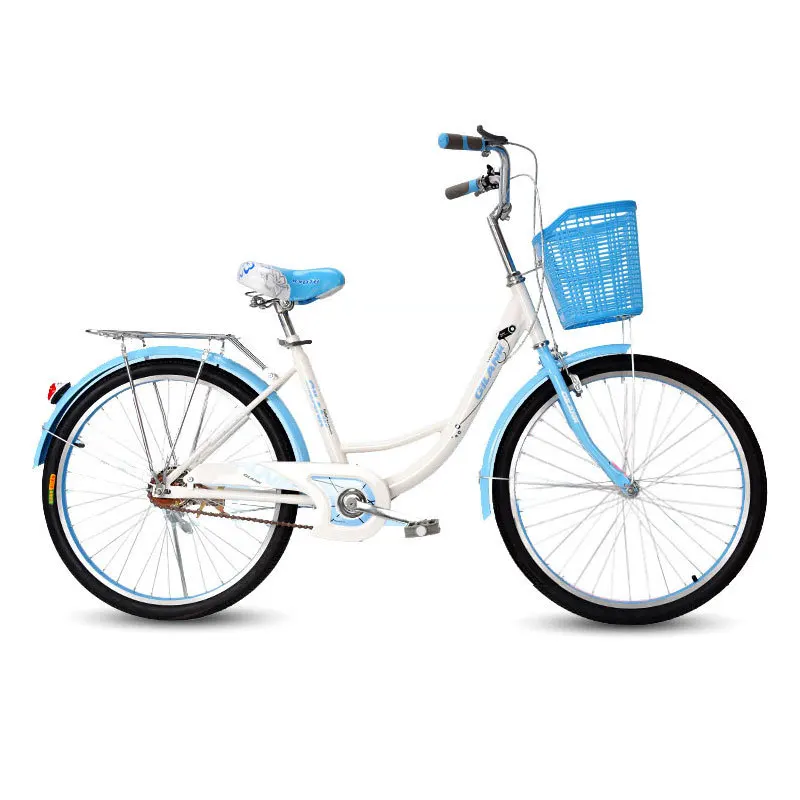 Велосипед женский из высокоуглеродистой стали, 24/26 дюймов