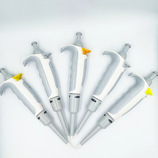 multi-channel micropipette adjustable medical pipettor single and multi channel pipette laboratory 12-channel pipette equipment
