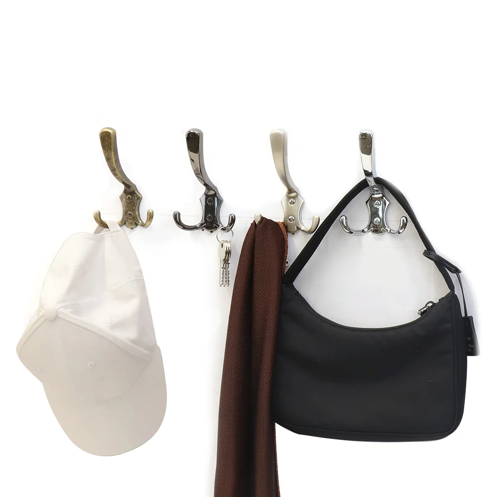 Wall Mount Metal Decor Hook Towel  Door Hanger Coat Wall Hooks For Kitchen Bathroom