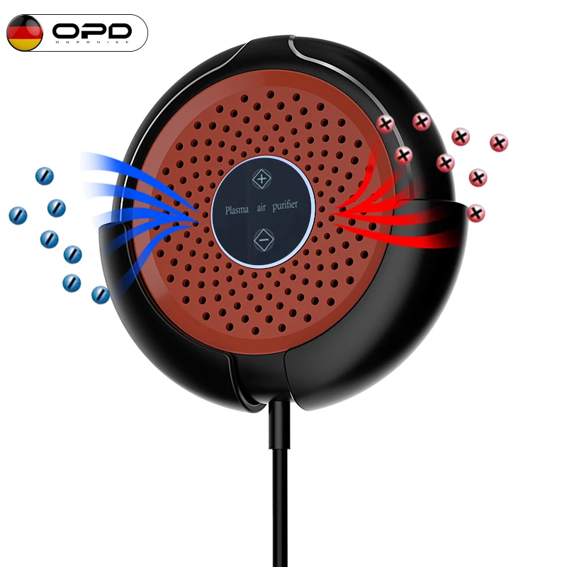 
Top Fashion Harley Cleaner Cover Hand-Held Lcd Backlit Anion Air Purifier Necklace 