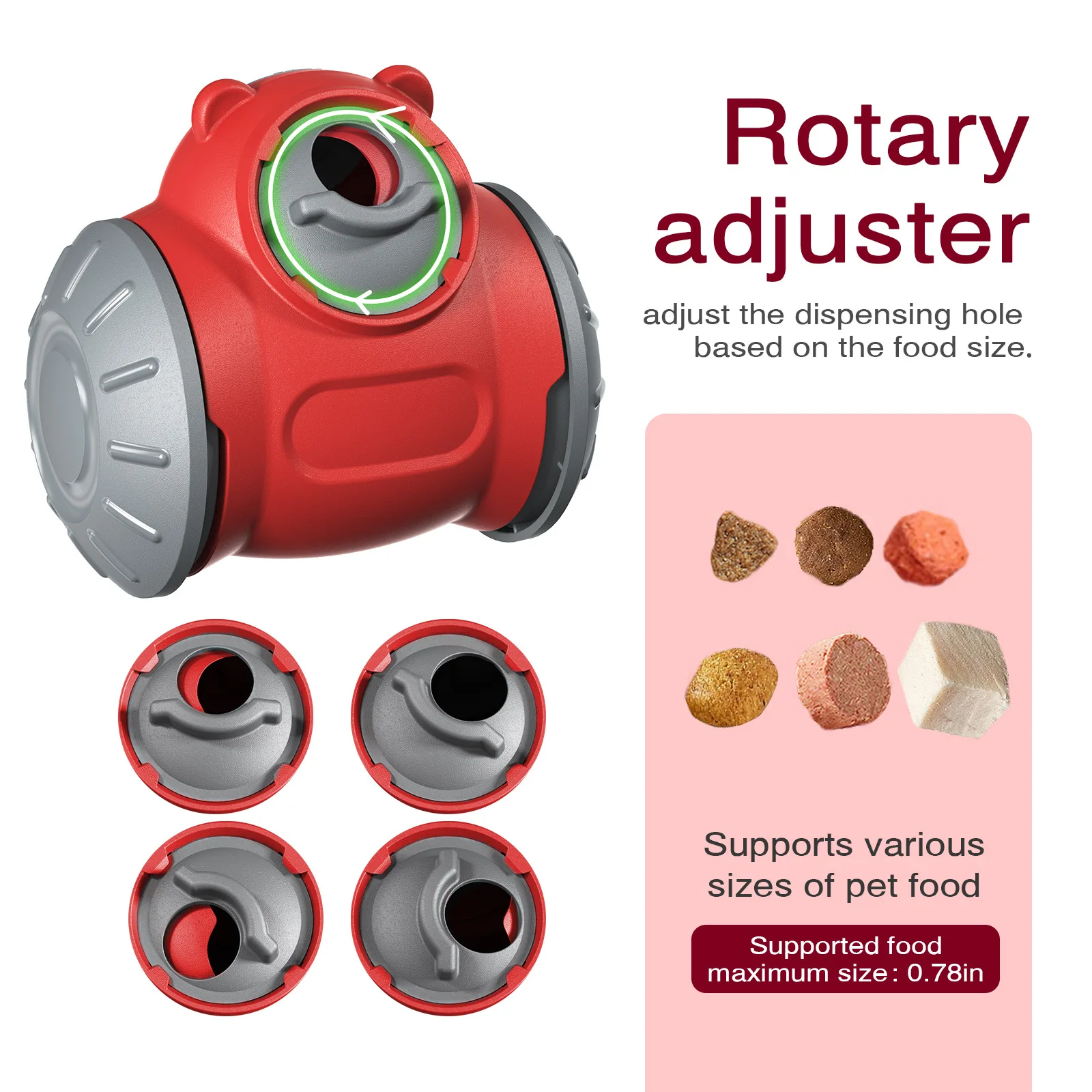 Hot Selling Multifunction Cat Toy Pet Interactive Tumbler Dog Toy Leakage Food Slow Feeder Training Pet Toy