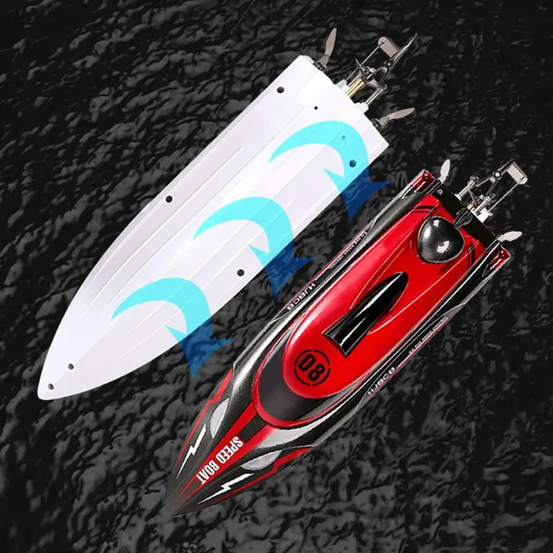 HJ808 RC Boat Remote Control High-Speed Speedboat Remote Control Boat 2.4G Athletic Navigation Model Water toys
