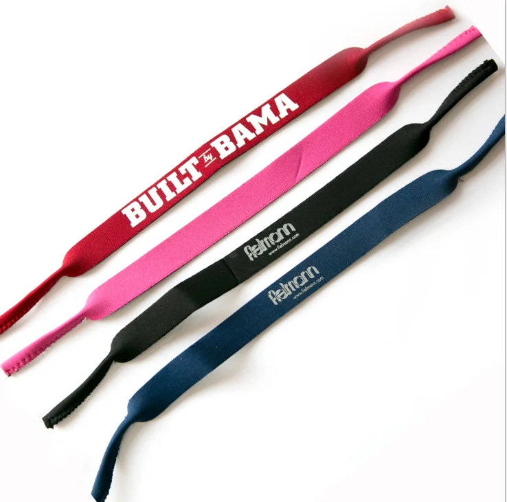 Custom Logo Spectacle Glasses Sunglasses Stretchy Band Strap Belt Cord Holder Neoprene Sunglasses Floater Cord Eyeglass Band