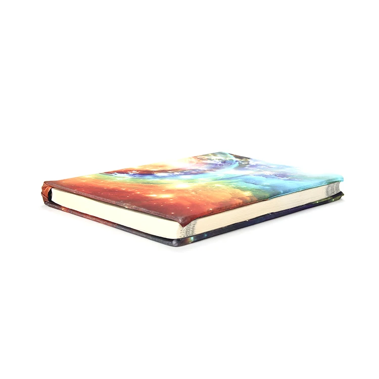 Drop Shipping Colorful Universe Pattern A4 Photo Book Cover Stretchable Fabric Jumbo Book Cover