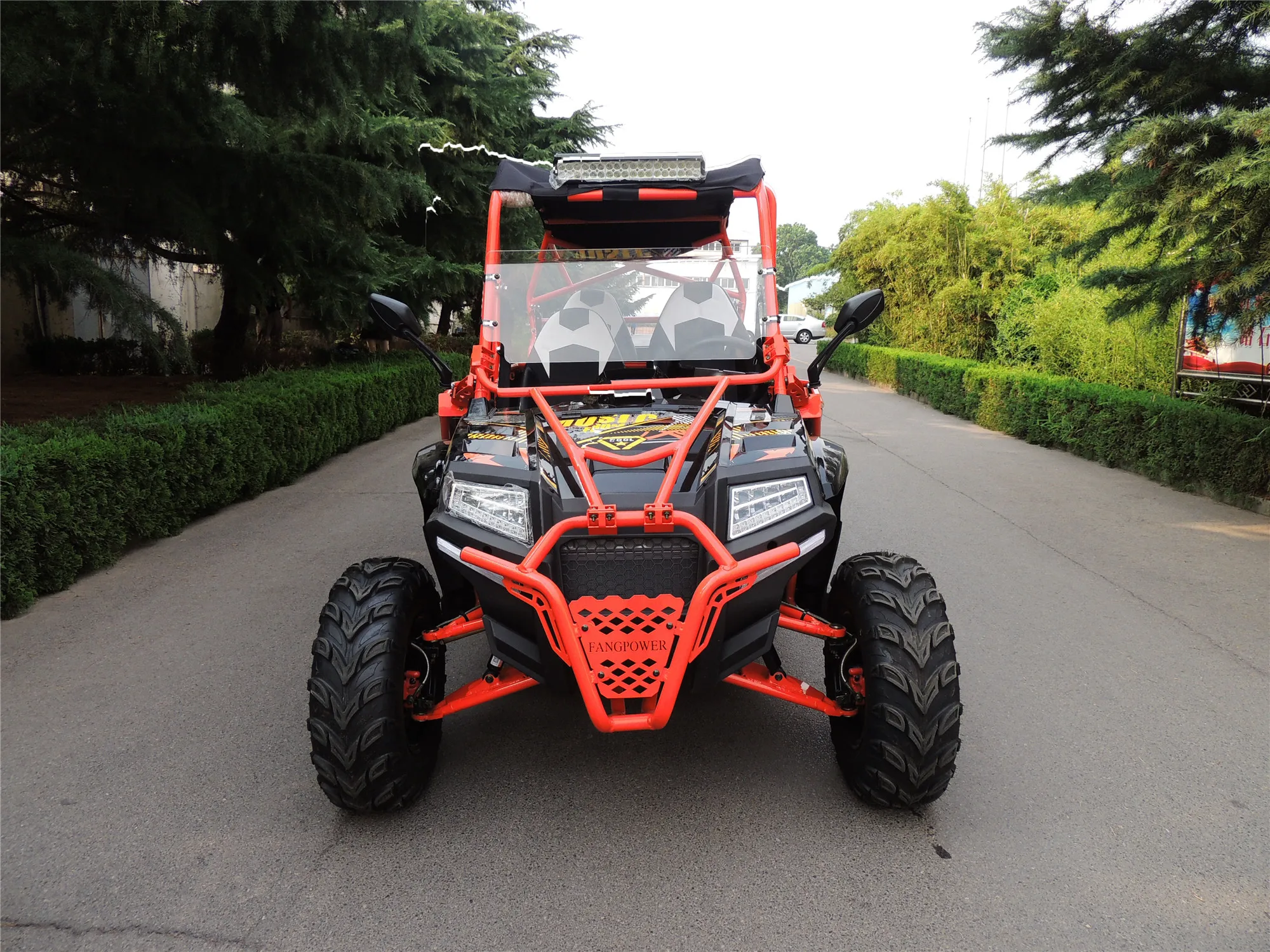 400cc fangpower side by side go karts 4x2 dirt bike utility vehicle  4 seater quad  utvs