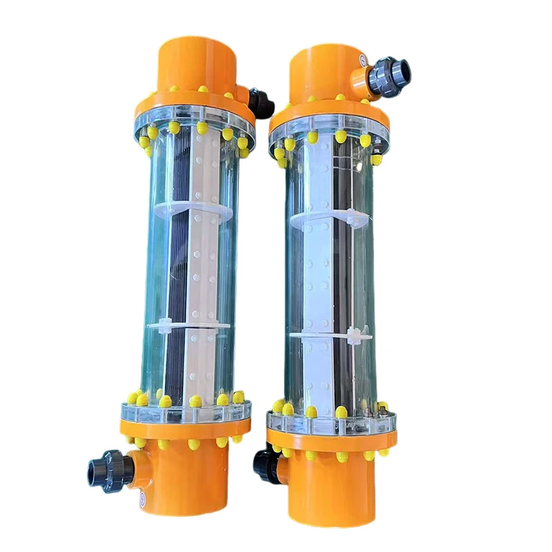 Clean stock 1000g  sewage treatment titanium anode with shell, Sodium hypochlorite generator Ru-Ir coating with DC power