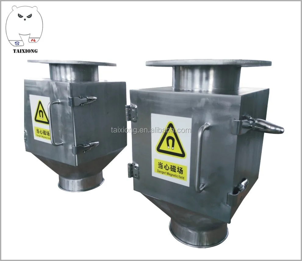 ISO9001 сертифицированный высококачественный фланцевый Магнитный выдвижной железный магнитный сепаратор, магнитный металлический сепаратор
