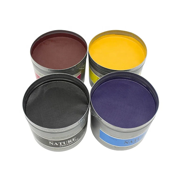 Offset ink for single or multiple color offset printing machine