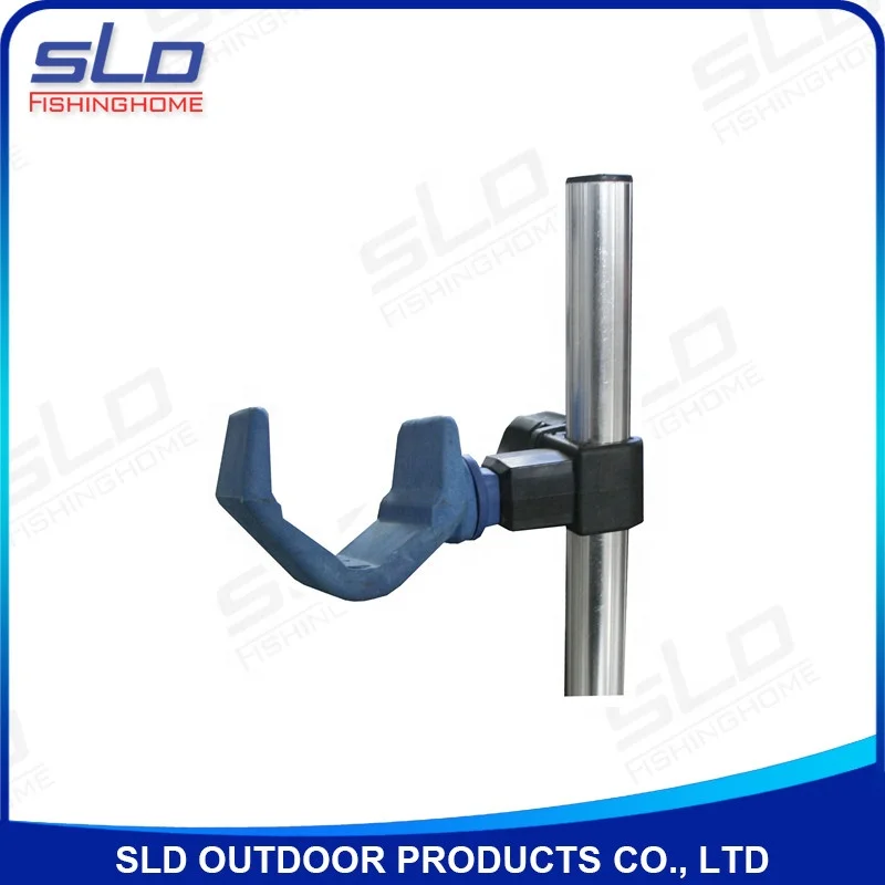 fishing seat box accessories rubber Pole holder for carp & match fishing rod Holder in blue