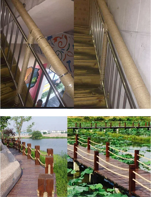 3MM 100M 100% Jute Yarn Customize Width Weight Length High Strength Thick Hand Knit Crochet Weave Jute Yarn For Wall Panel Rug