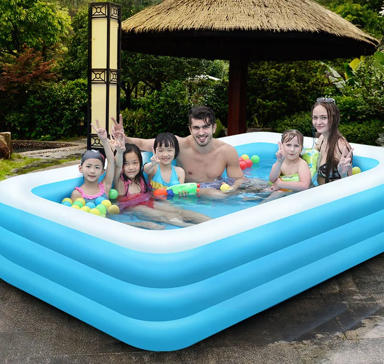 
110cm High Quality delicate PVC Inflatable Adult children Plastic Swimming Pool In Stock, Enjoy The Swimming Pool Spa 