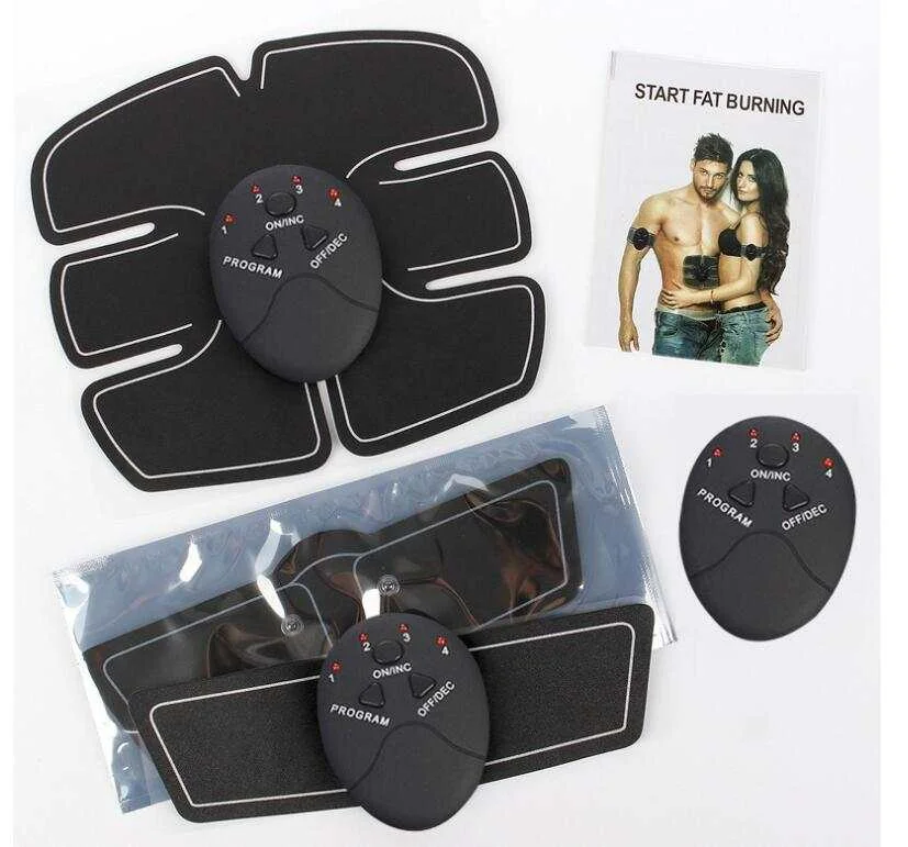 Hot Selling 6-pack Smart Ems Abdominal Abs Muscle Stimulator Body Toning Belt Fitness