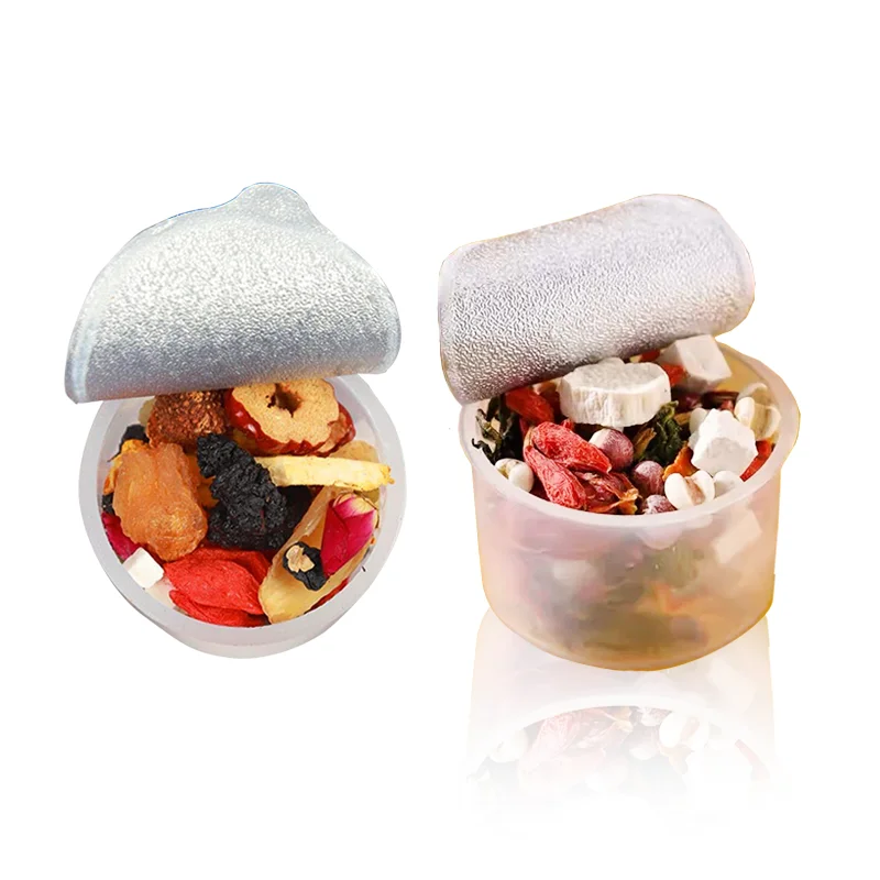 Customized Cold Beverage Milk Yogurt Tea Cups Lidding Film Aluminum Foil Laminated Heat Sealing Roll Film