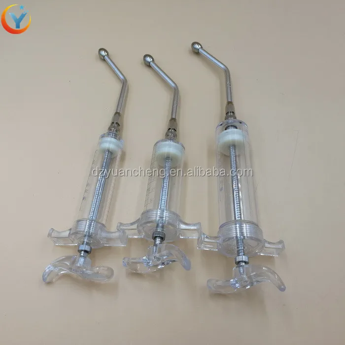 Veterinary Drencher Feeding Medicine Gun Automatic Syringe Injector Feeding Syringe for bird